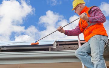 Tyla soft wash roof cleaning